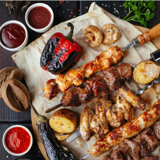Photo de brochettes