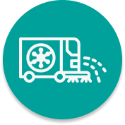 Icône de camion nettoyeur